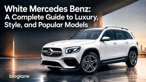 White Mercedes Benz