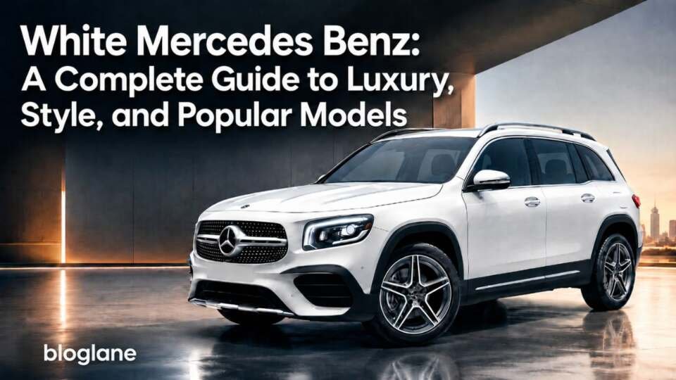 White Mercedes Benz